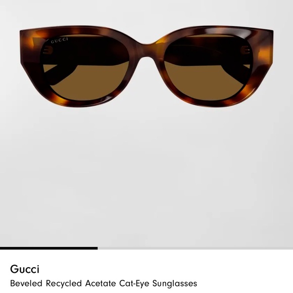 Gucci Women's Brown Sunglasses - Picture 16 of 16